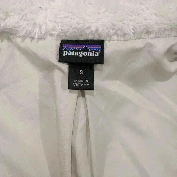 Patagonia Womens Los Gatos White/Cream Fleece Jacket Women’s Size Small - Picture 6 of 7